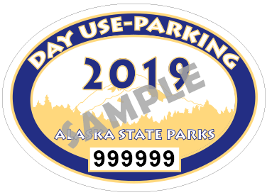 Day use parking 2018 graphic