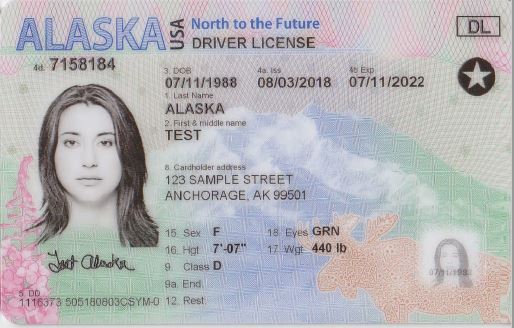 State of Alaska  DMV Duplicate DL/ID